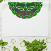 Adam Scottish Tartan Celtic Thistle Geschirrtuch (Gefaltet)