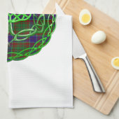 Adam Scottish Tartan Celtic Thistle Geschirrtuch (Viertel Falte)
