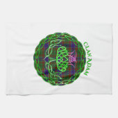 Adam Scottish Tartan Celtic Thistle Geschirrtuch (Horizontal)