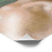 Adam, Sixtinische Kapelle von Michelangelo Fotodruck (Ecke)