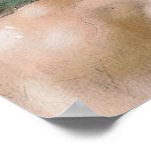 Adam, Sixtinische Kapelle von Michelangelo Poster (Ecke)