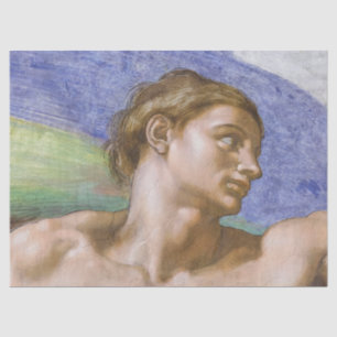 Adam, Sixtinische Kapelle von Michelangelo Seidenpapier