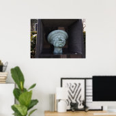 Adam - Skulptur am Rudolf Hausner Grab Poster (Heimbüro)