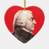 Adam Smith Keramik Ornament (Vorne)