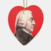 Adam Smith Keramik Ornament (Links)