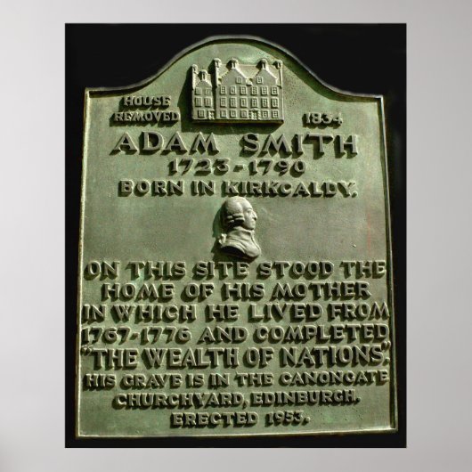 Adam-Smith Poster (Vorne)