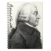 Adam Smith Profil (mit Unterschrift) Notizblock (Vorderseite)