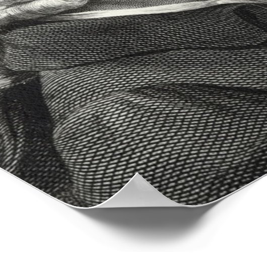 Adam Smith Profil (mit Unterschrift) Poster (Ecke)