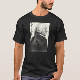 Adam Smith Profil (mit Unterschrift) T-Shirt