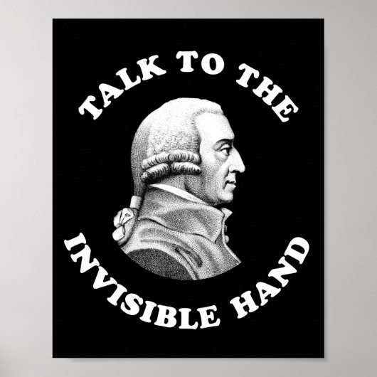 Adam Smith - Sprechen Sie mit der unsichtbaren Han Poster (Vorne)