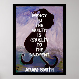 Adam Smith - Zitat - Poster
