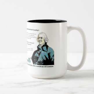 Adam-Smith Zitate Zweifarbige Tasse