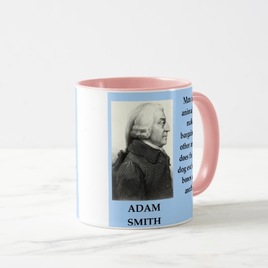 Adam-Smithzitat Tasse (VorderseiteRechts)