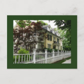 Adam Style House Ende des 18. Jahrhunderts Postkarte (Vorderseite)