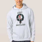 Adam Tartan Clan Abzeichen Athletic Style Hoodie (Vorderseite)