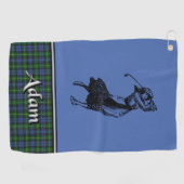 Adam Tartan Golf Towel Ihre Golfhandtuch (Horizontal)