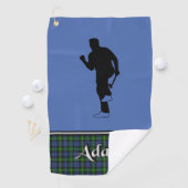 Adam Tartan Golf Towel Sein Golfhandtuch (Insitu)
