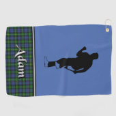 Adam Tartan Golf Towel Sein Golfhandtuch (Horizontal)