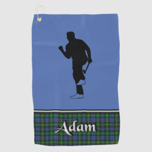 Adam Tartan Golfhandtuch Sein