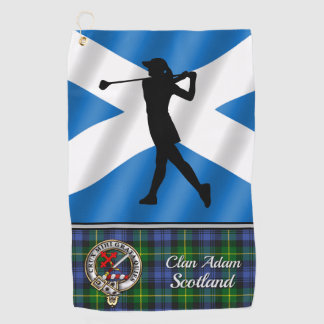 Adam-Tartan-personalisiertes Golfhandtuch für Sie