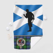 Adam Tartan Personalisiertes Golfhandtuch Sein (Insitu)