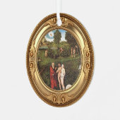 Adam und Eva Advent Jesse-Baum Ornament Aus Metall (Vorderseite links)