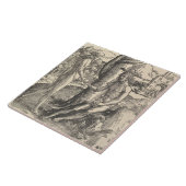 Adam und Eva: Der Fall des Menschen (Lucas van Ley Fliese (Seite)