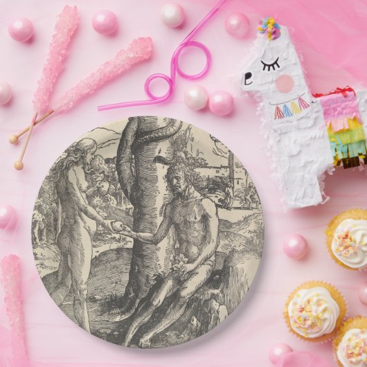 Adam und Eva: Der Fall des Menschen (Lucas van Ley Pappteller (Party)