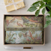 Adam und Eva im Gartenteppich Seidenpapier (Geschenk)