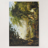 Adam und Eva im Irdischen Paradies Puzzle (Vertikal)