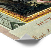 Adam und Eva mit Schlange, Abbildung von t Poster (Ecke)