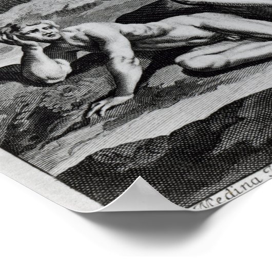 Adam und Eva nach dem Fall Poster (Ecke)