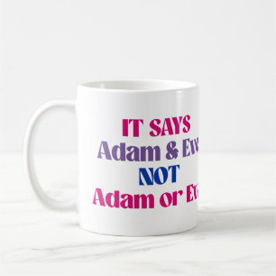 Adam und Eva nicht Adam oder Eva Kaffeetasse