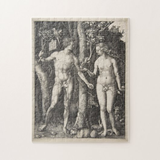 Adam und Eve, 1504 Puzzle (Vertikal)