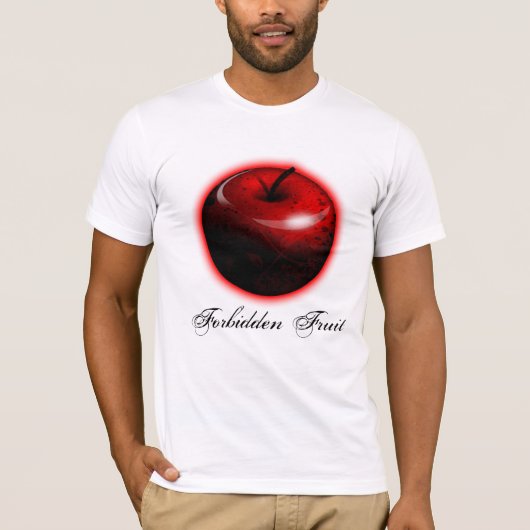 Adam und Eve Apple - die verbotene Frucht T-Shirt (Vorderseite)