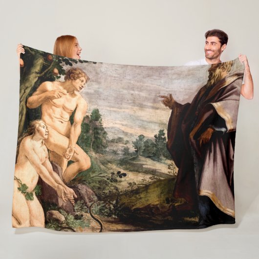 ADAM und EVE Fleecedecke (Beispiel)