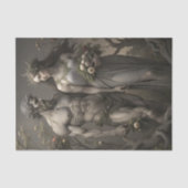 Adam und Eve Garden Myth Decoupage Seidenpapier (Vorderseite)