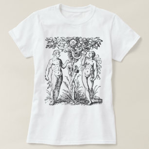 Adam und Eve Illustration T-Shirt