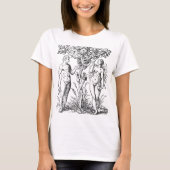 Adam und Eve Illustration T-Shirt (Vorderseite)