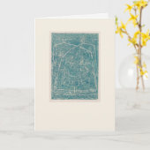 Adam und Eve Karte (Gelbe Blume)
