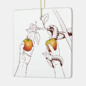 Adam und Eve Keramikornament (Links)