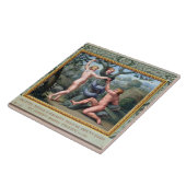 Adam und Eve mit der Schlange, Illustration von t Fliese (Seite)