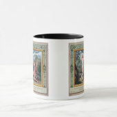 Adam und Eve mit der Schlange, Illustration von t Tasse (Zentrum)