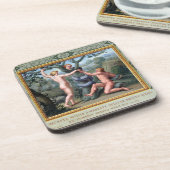 Adam und Eve mit der Schlange, Illustration von t Untersetzer (Linke Seite)