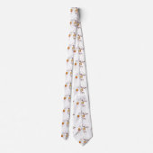 Adam und Eve pflücken Äpfel Krawatte (Rückseite)