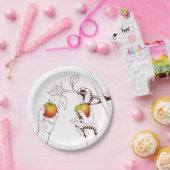 Adam und Eve pflücken Äpfel Pappteller (Party)