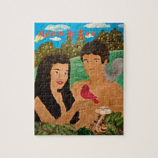 Adam und Eve Puzzle (Vertikal)