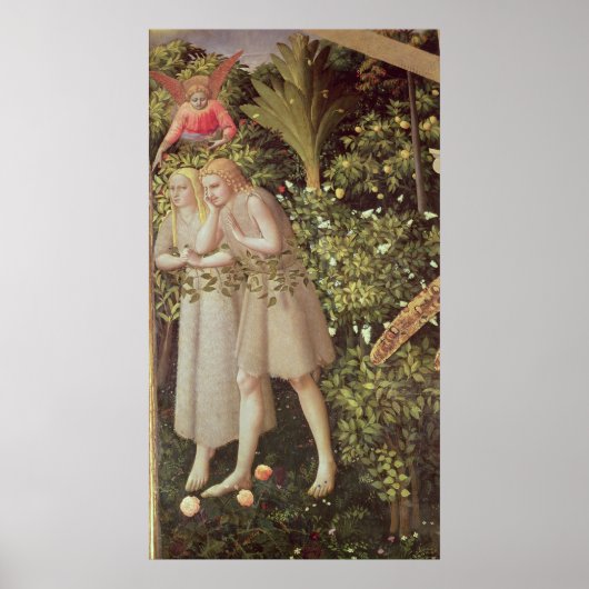 Adam und Eve sind aus dem Paradies ausgewiesen Poster (Vorne)