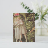 Adam und Eve sind aus dem Paradies ausgewiesen Postkarte (Stehend Vorderseite)