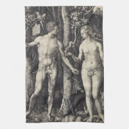 Adam- und Eve-Stich durch Albrecht Durer Geschirrtuch
